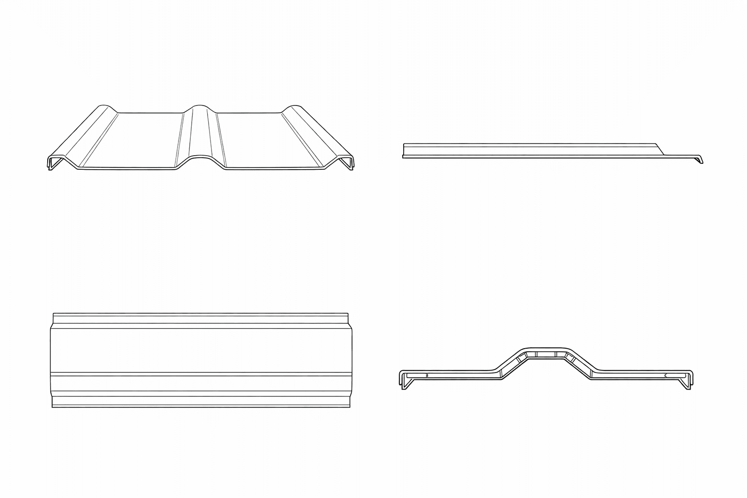 Poliweglan SUNTUF EZ Glaze rysunek techniczny