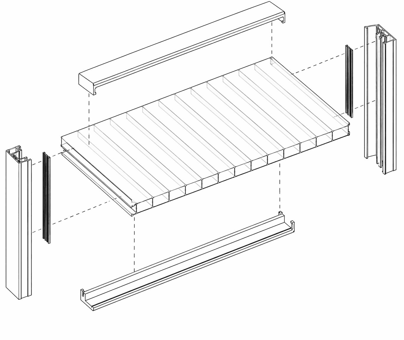 Poliweglan komorowy 16mm HG rysunek techniczny