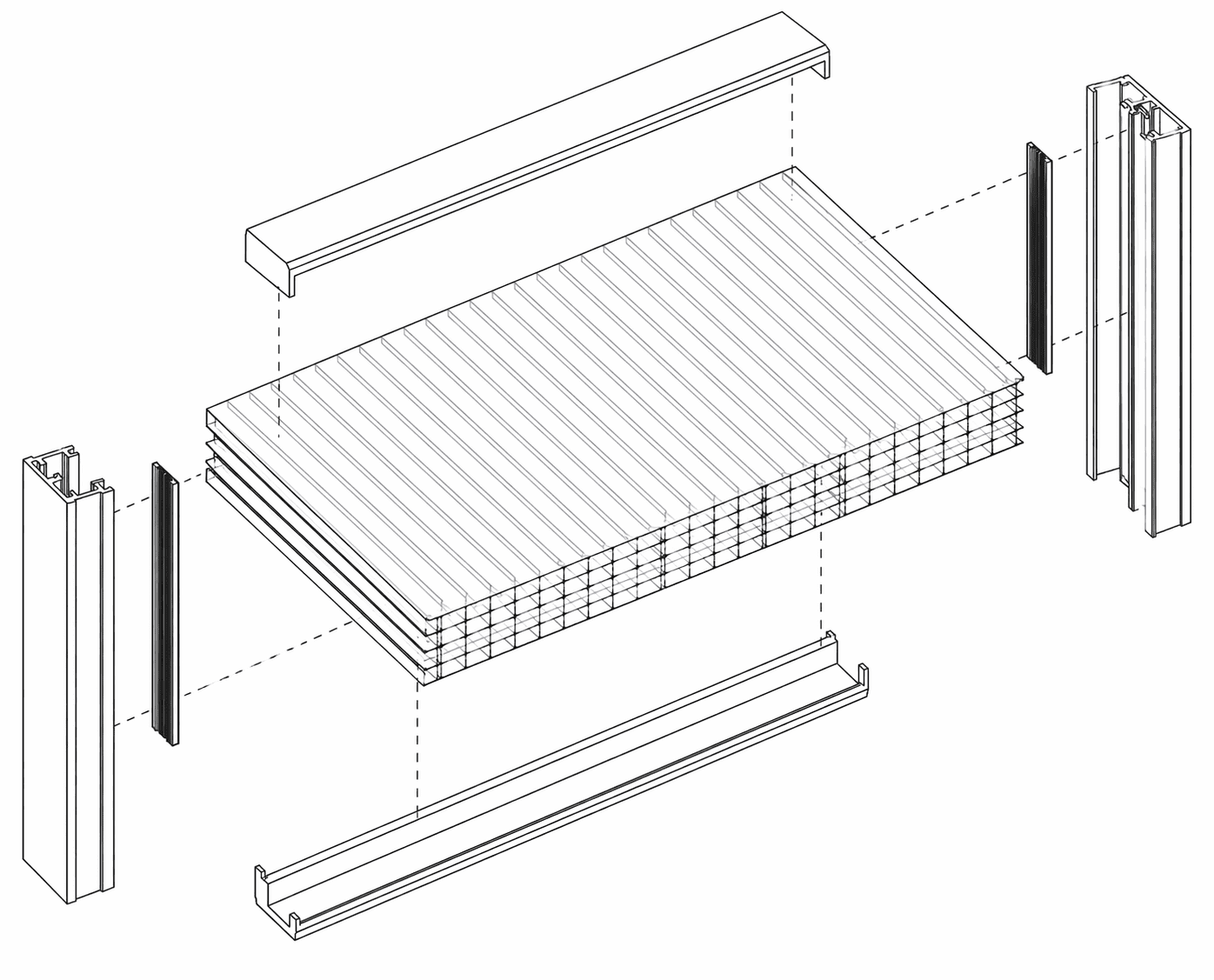 Poliweglan komorowy 20mm 7W rysunek techniczny